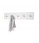 Petit ensemble d'entrée et vestiaire blanc et chêne