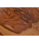 Table basse design bois massif et métal