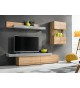Meuble TV design - Vitrine & étagère murale