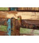 Buffet industriel 4 portes, 4 tiroirs - Bois recyclé