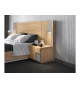 Lit adulte avec sommier relevable 160x200 cm