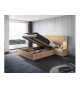 Lit adulte avec sommier relevable 160x200 cm