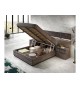 Lit adulte design avec coffre de rangement 160x200