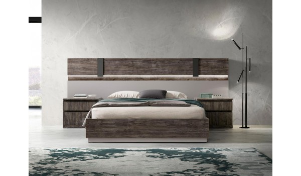 Lit adulte design avec coffre de rangement 160x200