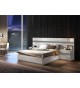Lit coffre adulte design avec chevet