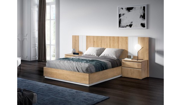 Lit adulte complet avec sommier relevable