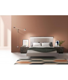 Lit design 160 x 200 cm avec éclairage Led