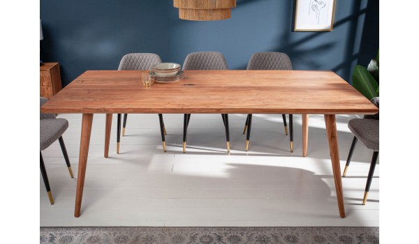 Table de salle à manger bois design / 160 cm