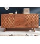 Buffet bois massif / Effet marqueterie 3D