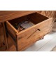 Buffet bois massif / Effet marqueterie 3D