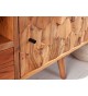 Meuble tv scandinave / Effet marqueterie 3D