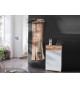 Meuble rangement et vestiaire blanc et bois