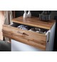 Meuble rangement et vestiaire blanc et bois
