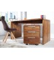 Bureau design en bois avec tiroirs
