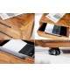 Bureau design en bois avec tiroirs