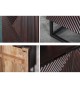 Buffet design bois et métal - 4 portes