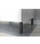 Commode 3 tiroirs blanche et grise
