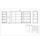 Grand buffet blanc - Verre blanc 2P 4T