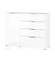 Petit buffet blanc - Verre blanc 1P 4T