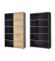 Armoire étagère portes coulissantes et réversibles