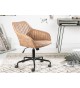 Chaise de bureau réglable, tournante, avec accoudoirs