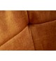 Chaise de bureau design en velours jaune or