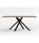 Table à manger bois et métal style industrielle