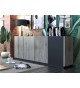 Buffet 4 portes style industriel 220 cm
