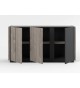 Buffet 3 portes style industriel 180 cm