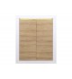 Rangement haut blanc et bois avec relief