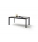 Table rectangulaire 180-240 cm céramique anthracite