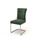 Chaise de salle à manger en tissu avec poignée