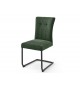 Chaise de salle à manger en tissu avec poignée