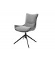 Chaise de salle à manger en tissu - Pieds pivotant 360°
