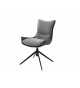 Chaise de salle à manger en tissu - Pieds pivotant 360°
