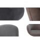 2 Fauteuils pivotants de salle à manger - Pieds chromé ou noir