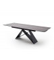 Table céramique déco chêne 160-240 cm