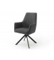 2 Chaises pivotantes 360° avec accoudoirs