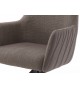 2 Chaises pivotantes 360° avec accoudoirs