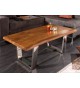 Table basse design 110 cm / Bois acacia
