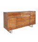 Buffet design en bois d'Acacia / 170 cm, 4 portes