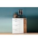 Commode haute 2 portes blanche et bois