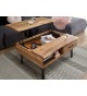 Table basse avec plateau relevable et rangement