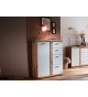 Meuble commode scandinave 4 tiroirs, 1 porte