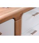 Meuble commode scandinave 4 tiroirs, 1 porte