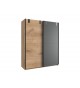Armoire de chambre 2 portes coulissantes
