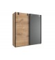 Armoire de chambre 2 portes coulissantes