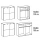Armoire de chambre 2 portes coulissantes