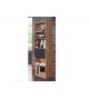 Meuble de rangement haut - Bois et gris graphite