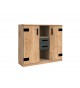 Meuble de rangement 2 portes, 2 tiroirs, 2 niches